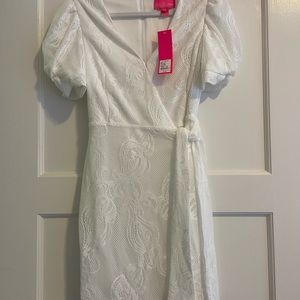 NWT Lilly Pulitzer white romper sz 0